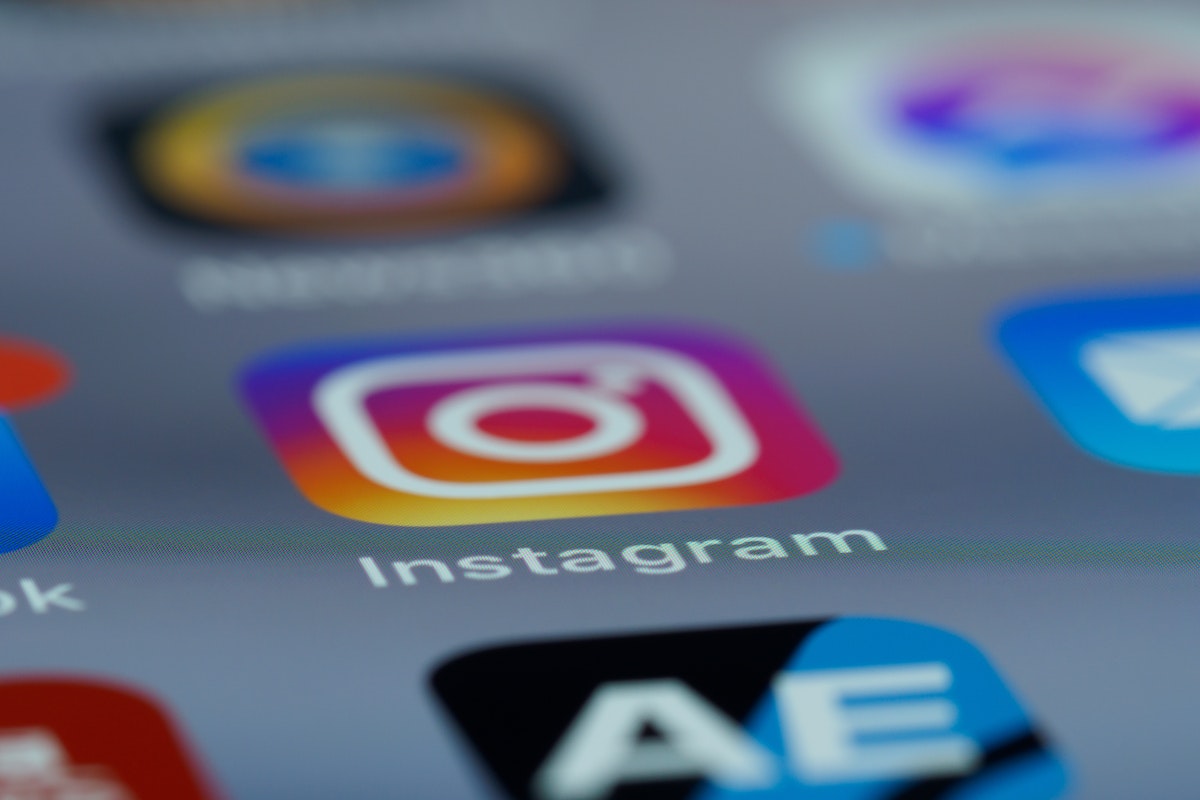 Ícone do Instagram em destaque 