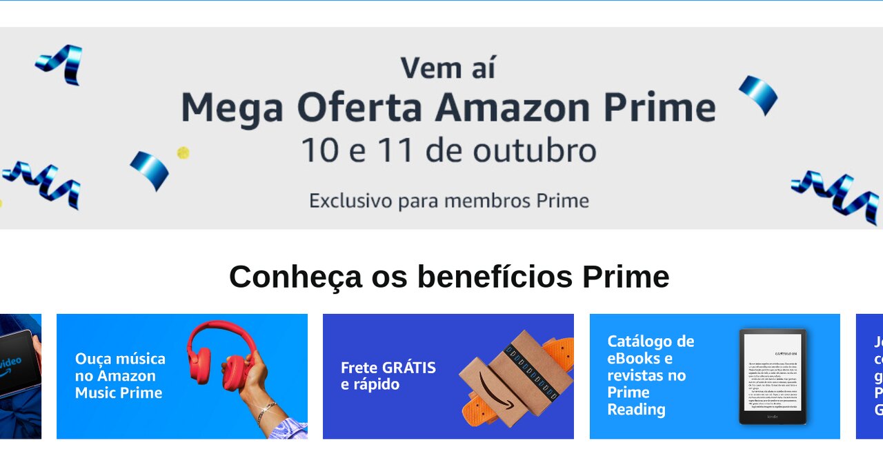 Mega Oferta Amazon Prime pode trazer celular com desconto Black Friday