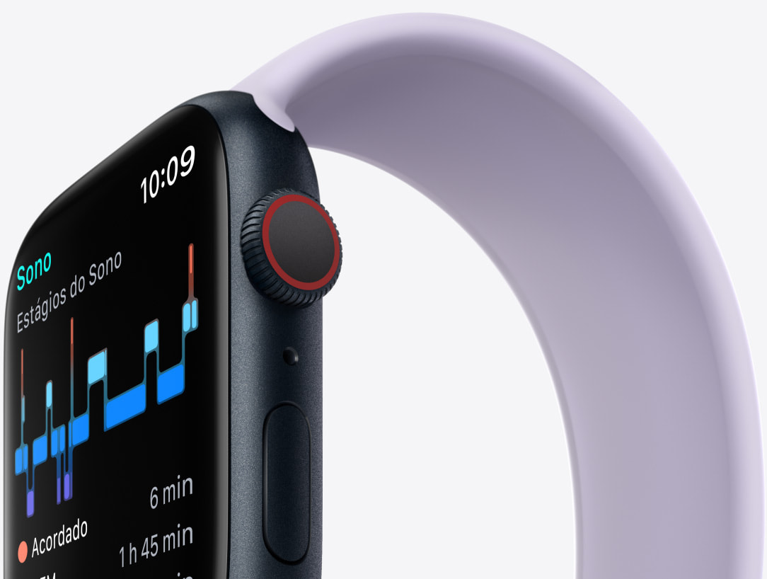 Lateral do Apple Watch Series 8