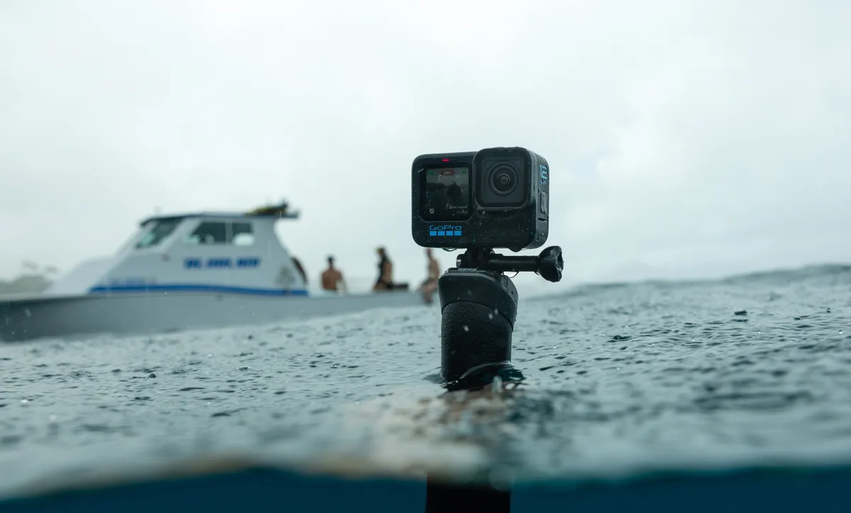 Gopro em ação dentro do mar