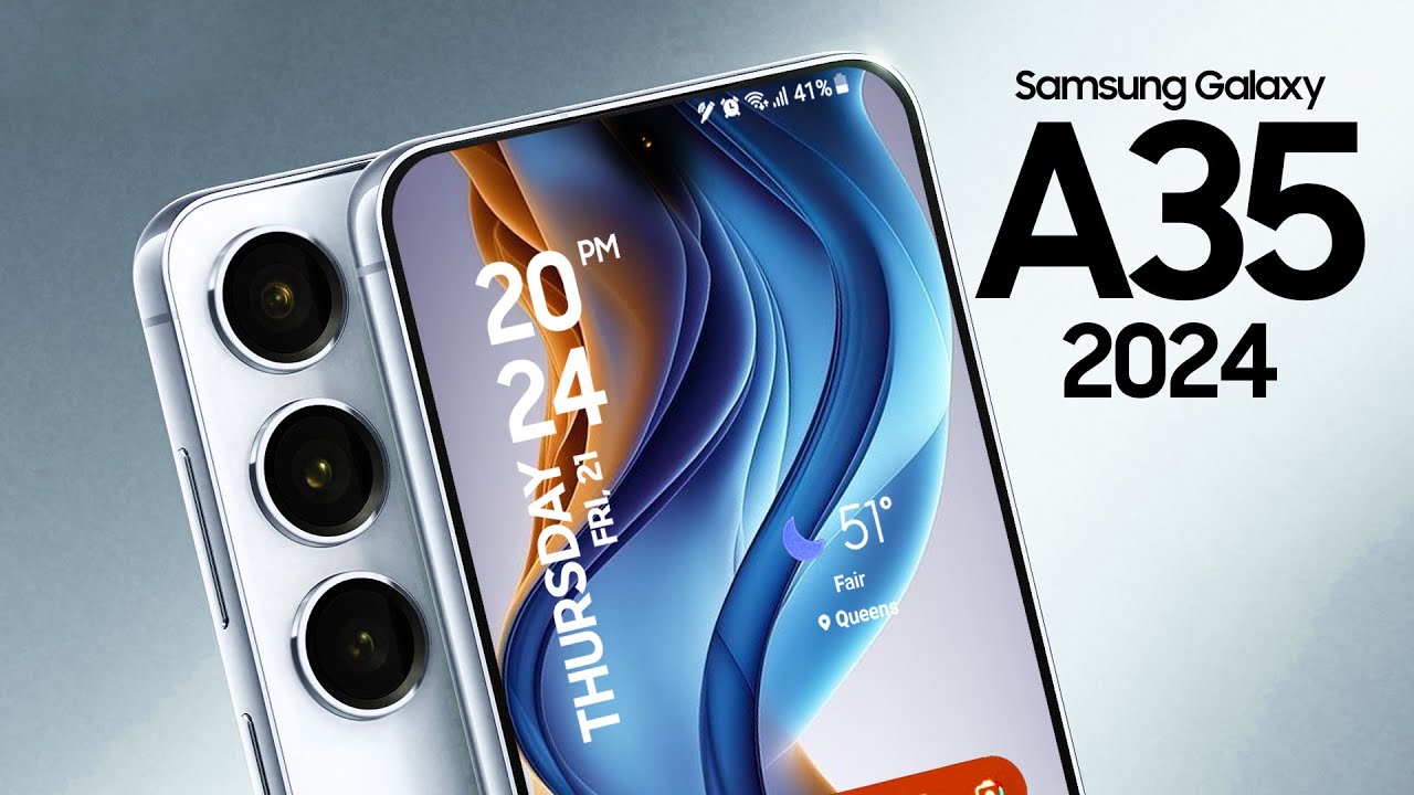 Banner promocional do novo Samsung Galaxy A35 2024