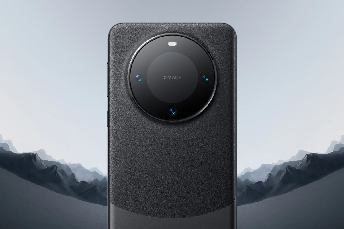 Imagem de divulgação de um aparelho Huawei P60 verde