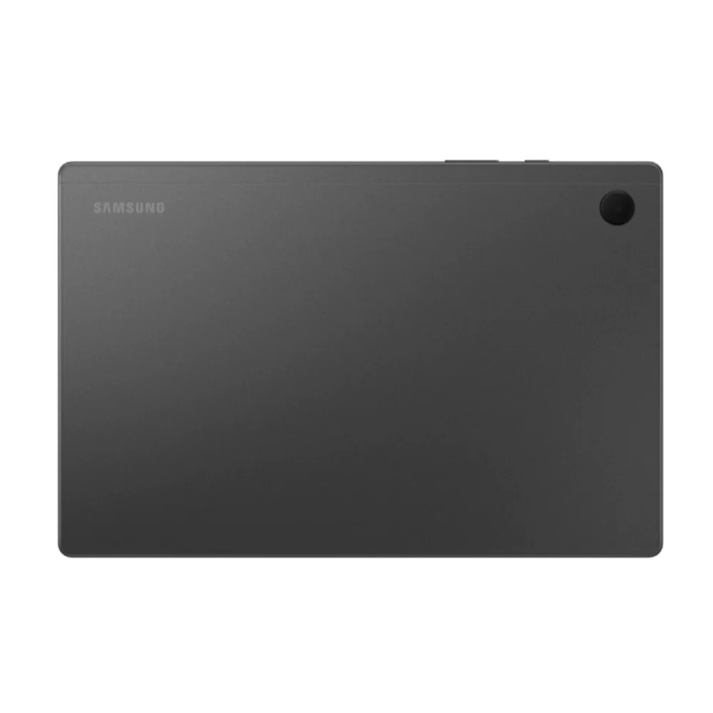 Traseira do tablet Samsung A8 64GB na cor grafite