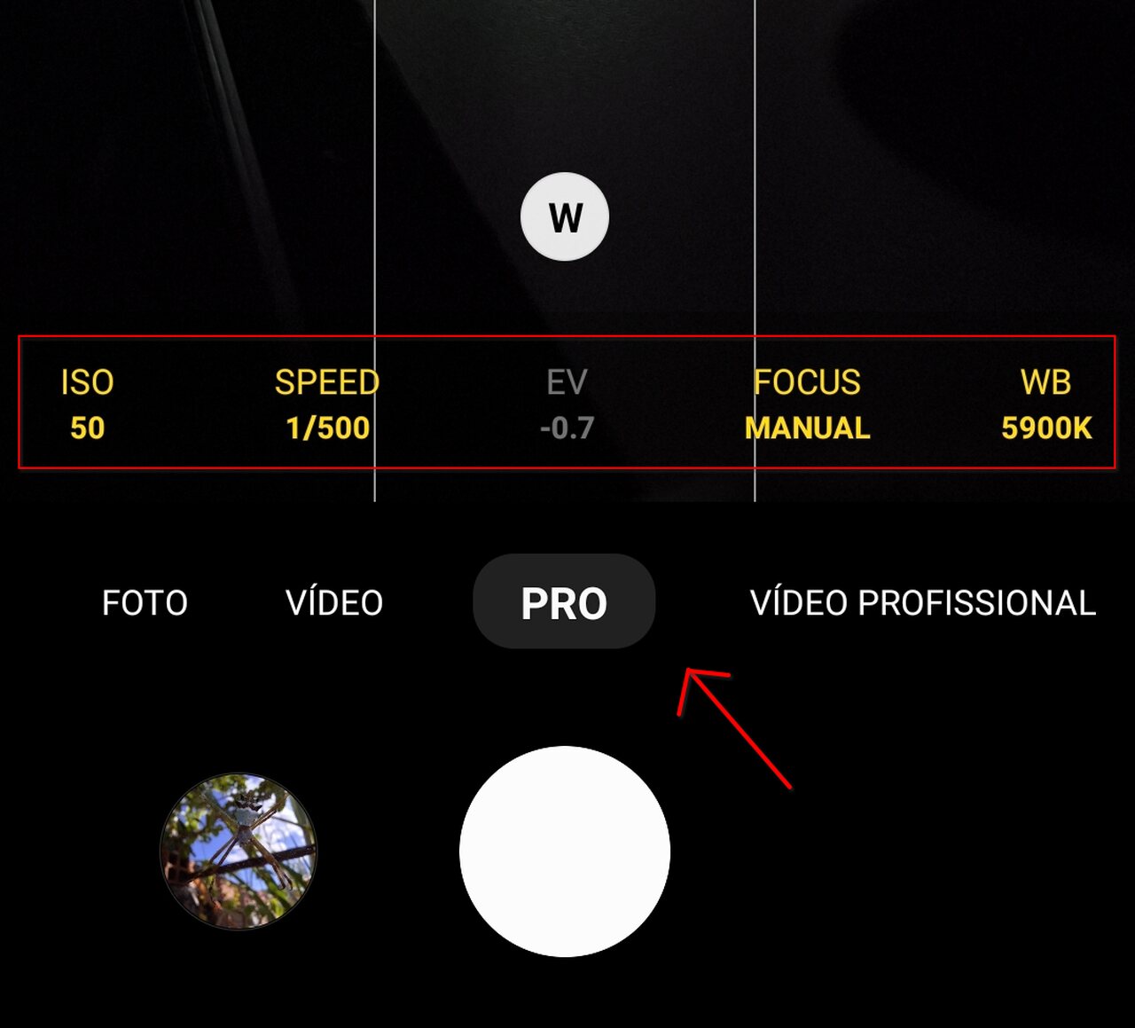 Como fazer foto de eclipse solar com o celular usando o modo Pro do aplicativo de câmera