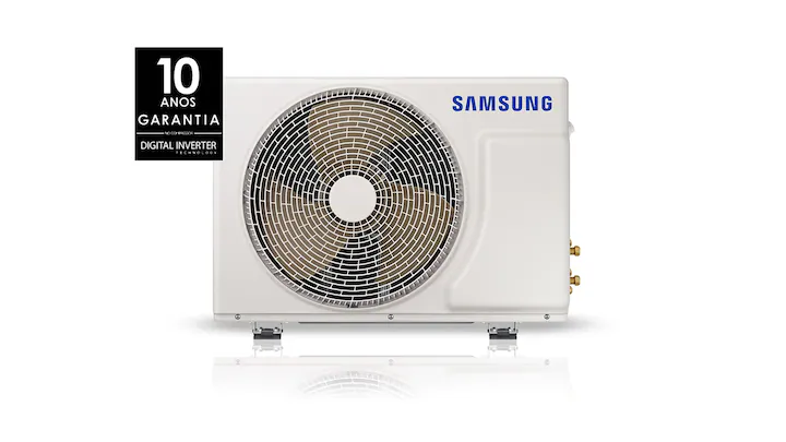 Frente do Samsung Inverter 1200 BTUs