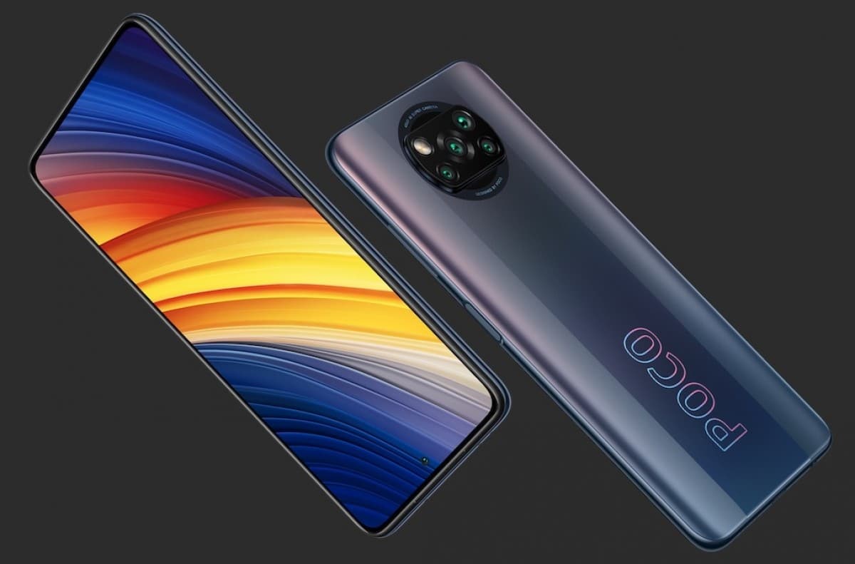 Celular Xiaomi Poco X3 Pro na cor preta