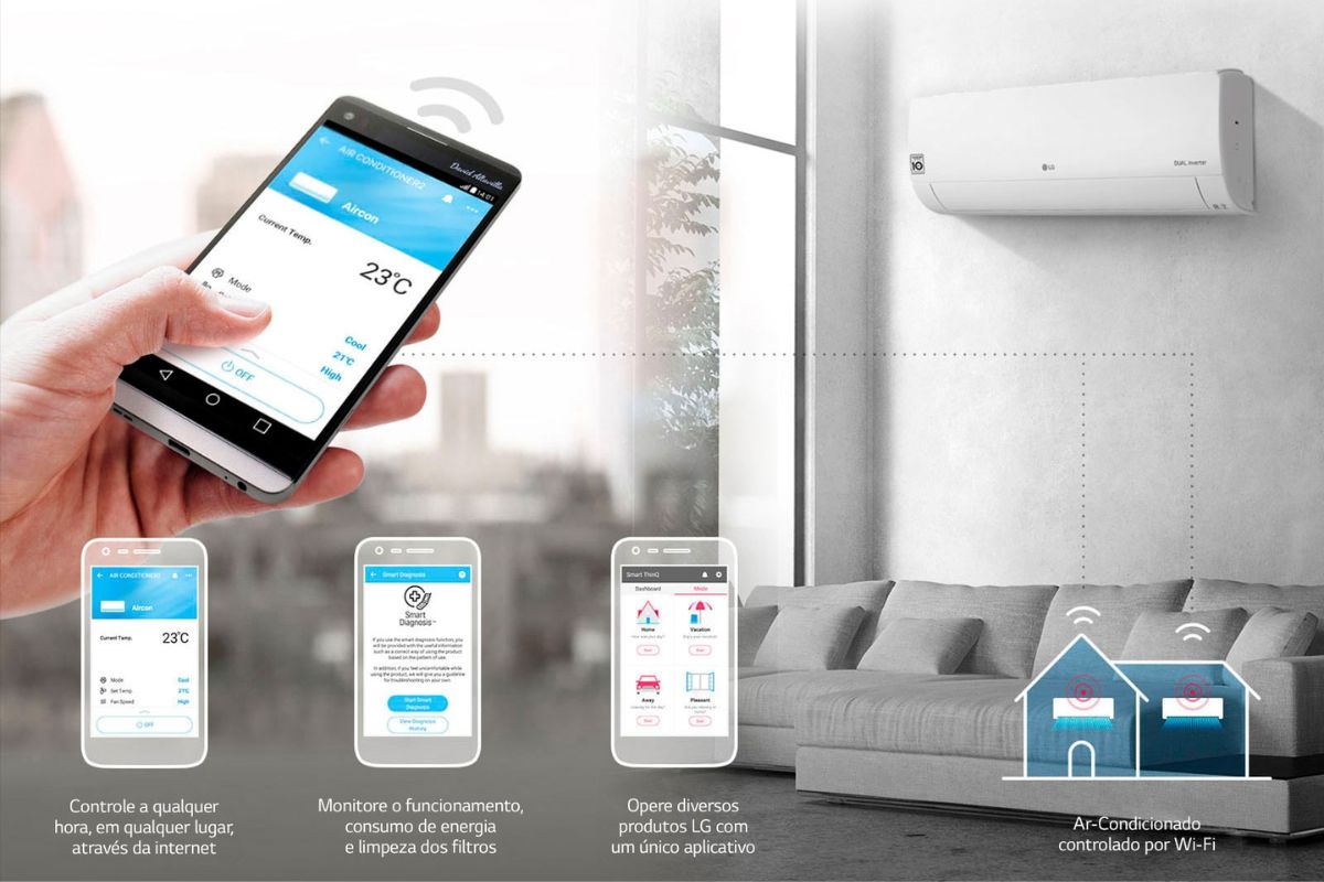 Ar Condicionado Mais Inteligente da LG Surpreende com Funções