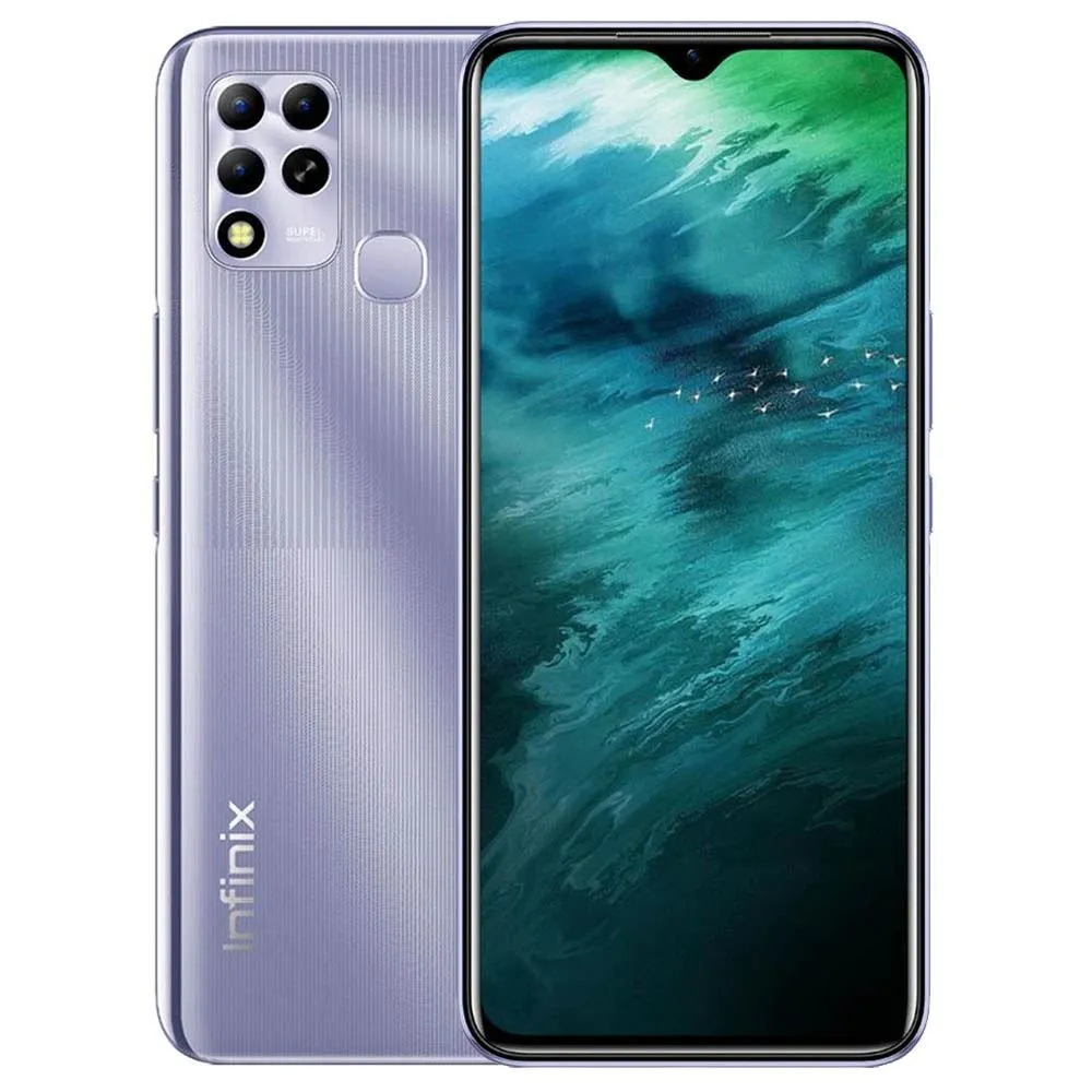 Celular Infinix Hot 11 na cor cinza