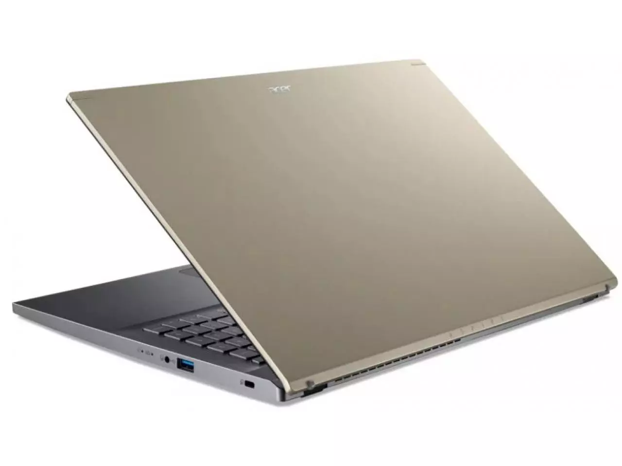 Tampa do notebook Acer Swift 3 na cor dourada