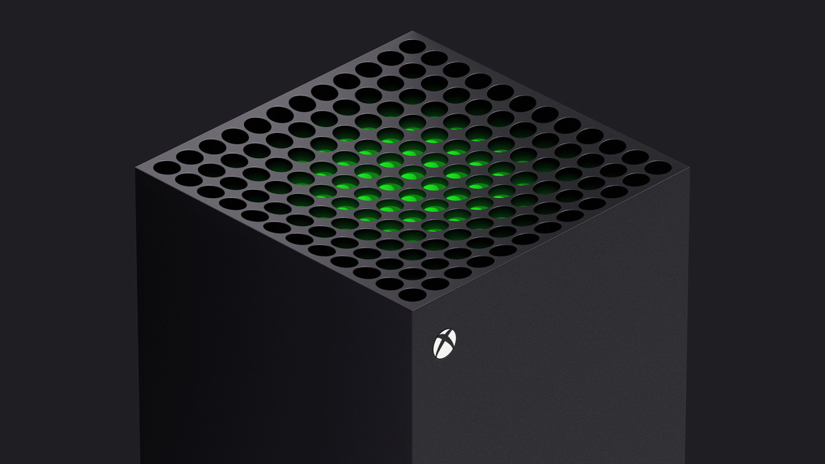 Grade de ventuinha de ar do Xbox Series X na cor preta