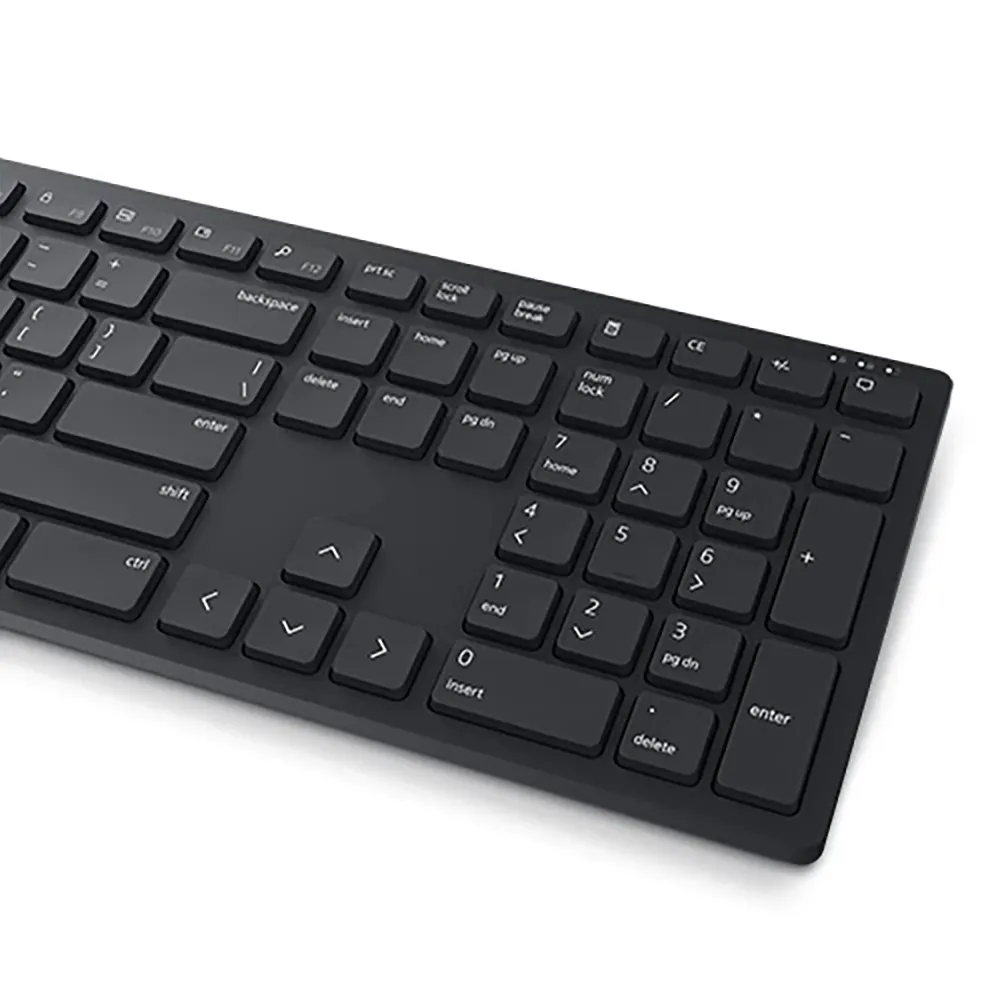 Teclas do teclado Dell Pro na cor preta