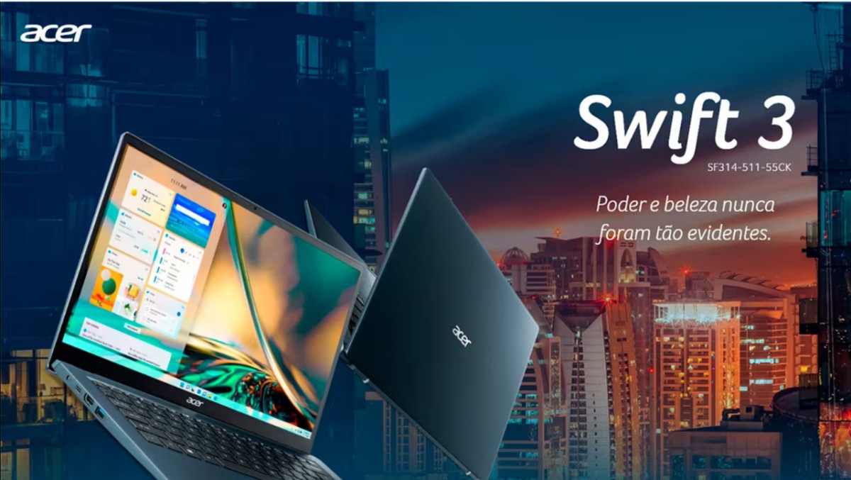 Notebook Acer Swift 3: Preço e Ficha Técnica