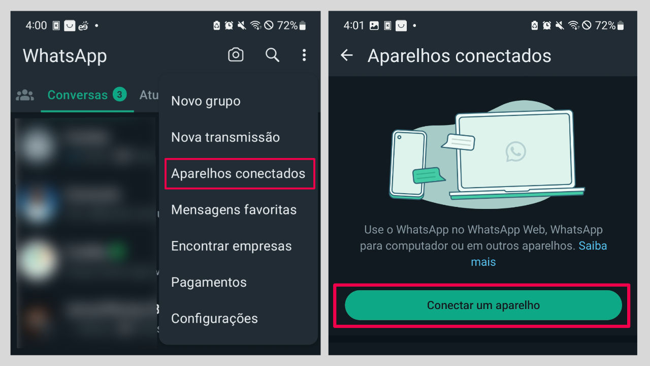 Configurar mesmo WhatsApp em dois celulares