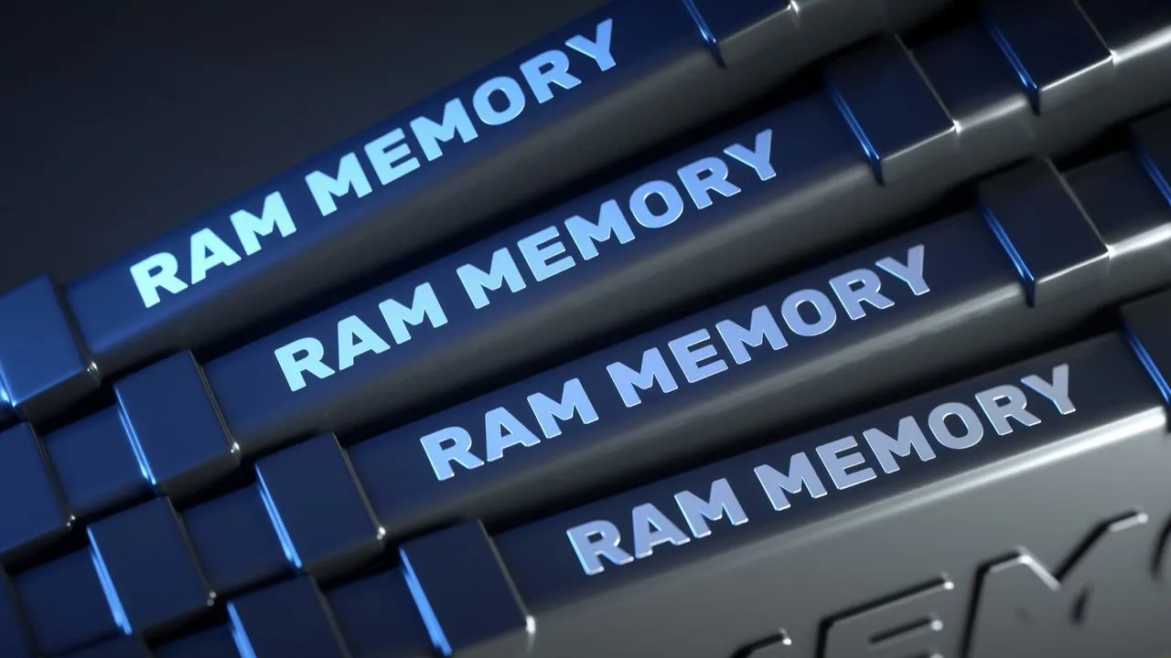 Imagem ilustrativa de memória RAM