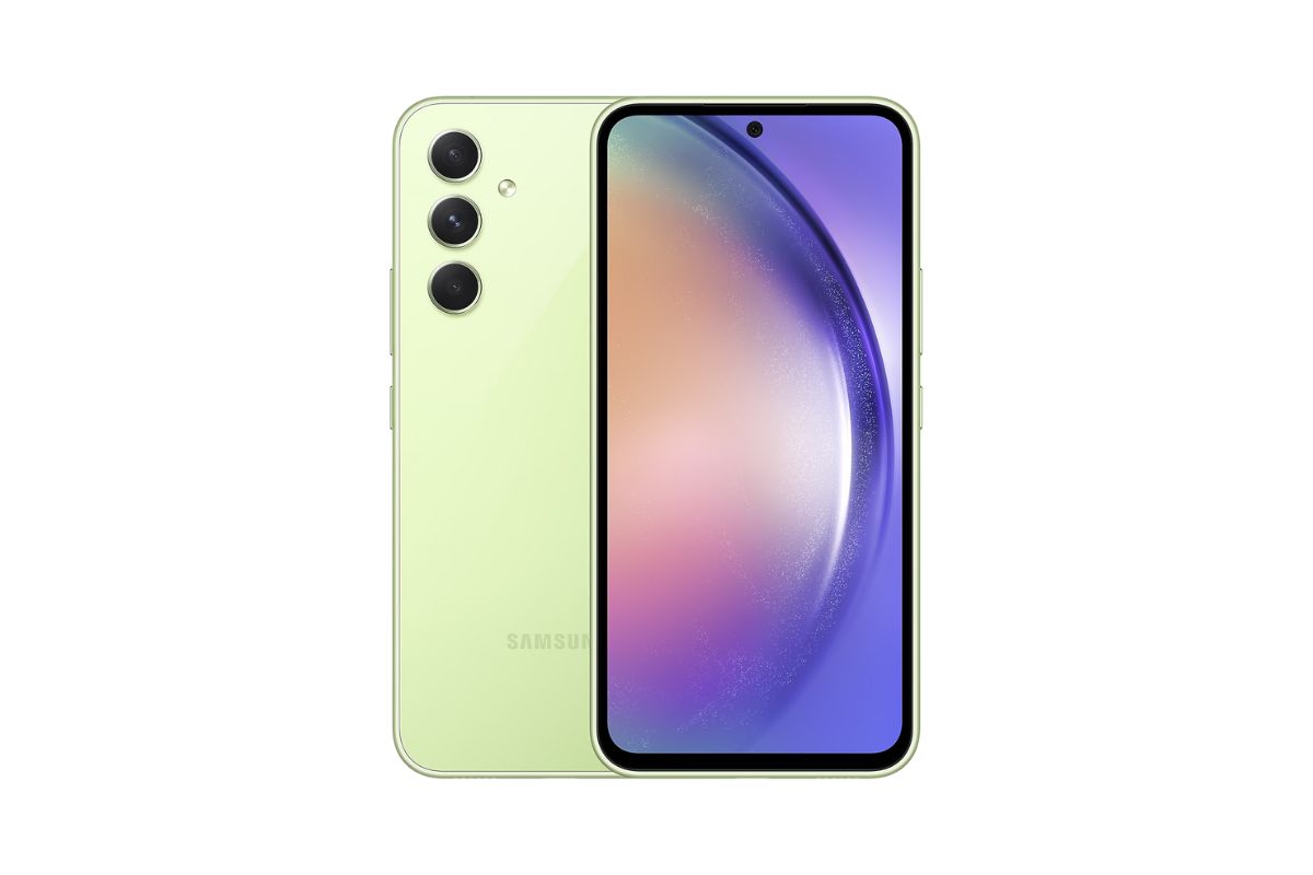 Imagem de divulgação do Galaxy A54