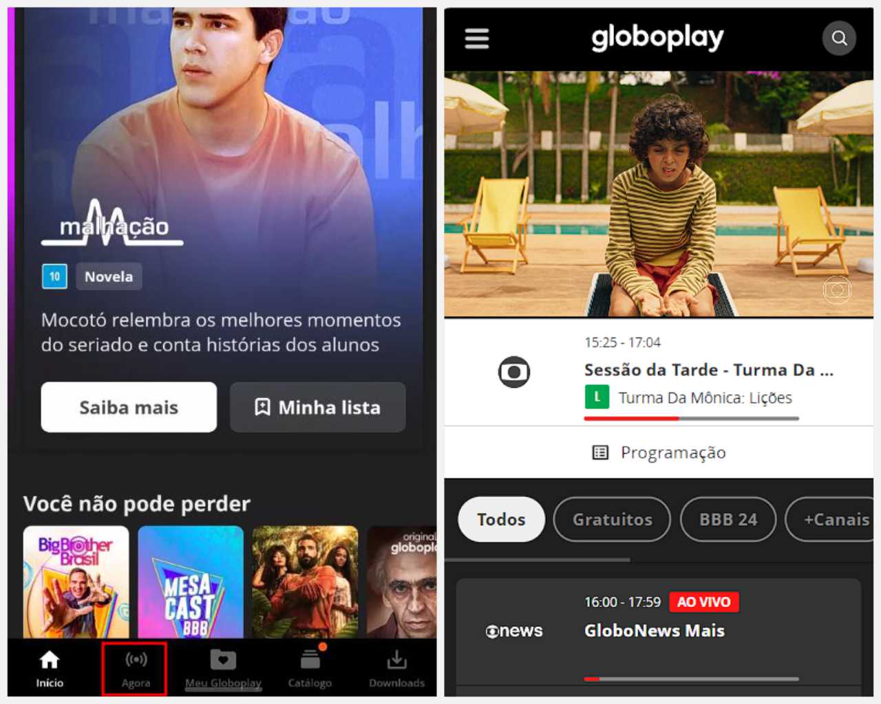 Assistir Globo ao vivo no celular grátis no Globoplay
