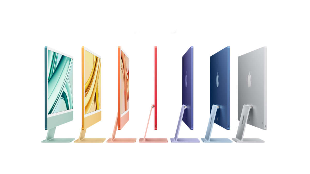 iMac em suas 7 cores