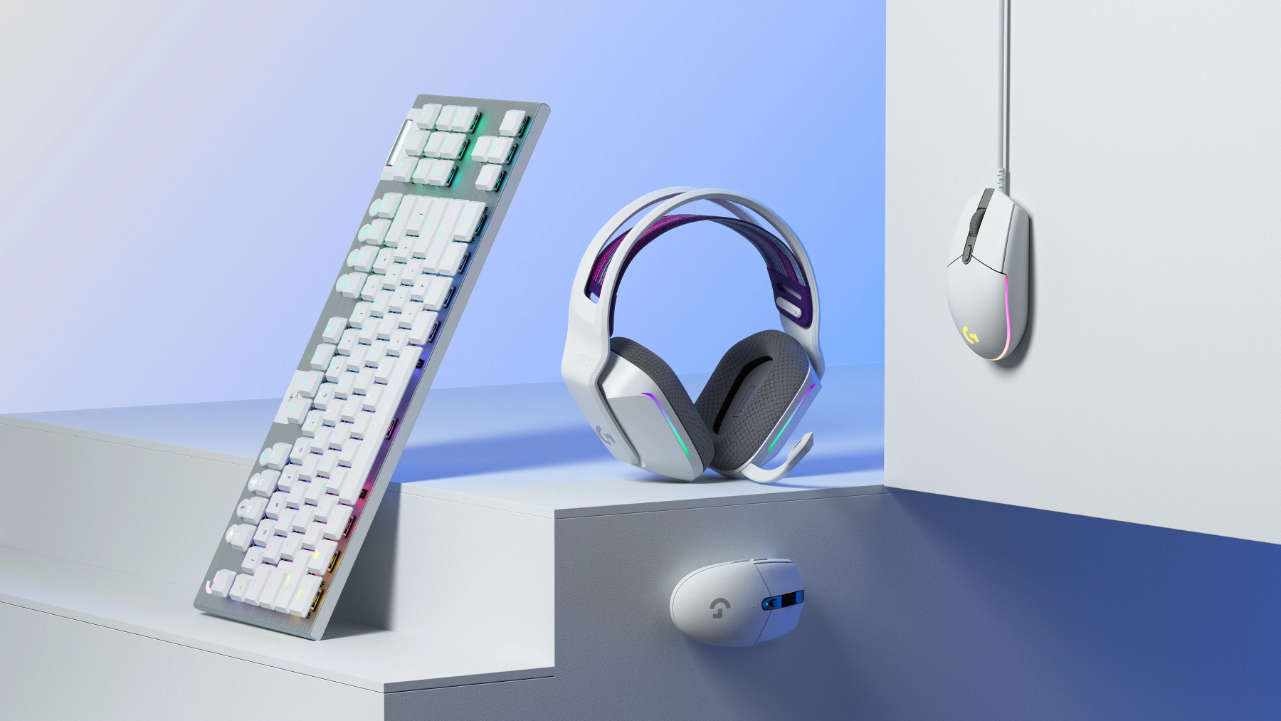 Teclado, mouse e headset gamer da Logitech