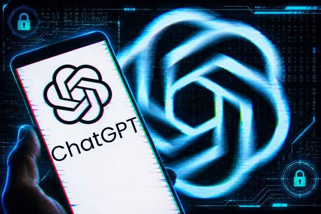 ChatGPT Custom em um celular na mão da pessoa