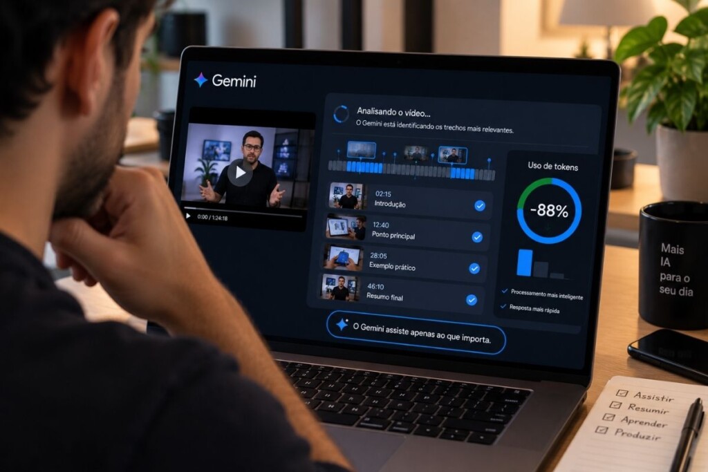 Editor de vídeo no Gemini