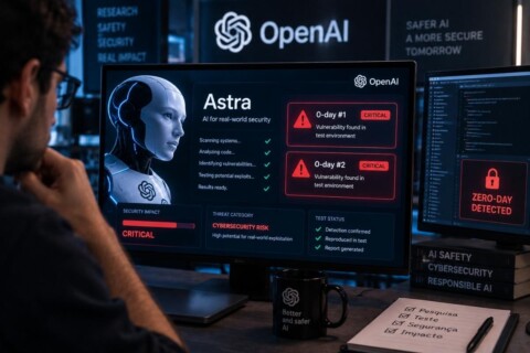 OpenAI classifica Astra como IA de risco cibernético crítico; modelo encontrou 2 falhas zero-day em teste